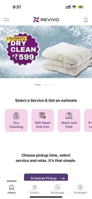 REVIVO Dryclean & Laundry screenshot 1