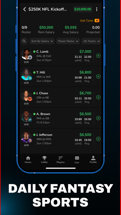 OwnersBox Fantasy Sports Screenshot