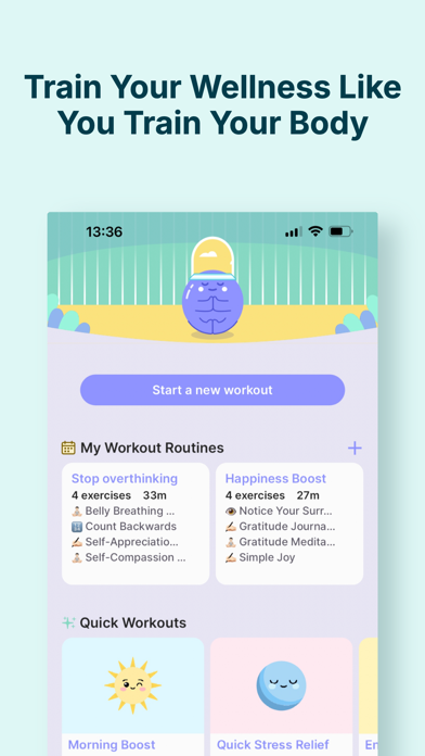 Mental Health Fitness: Mitness Screenshot