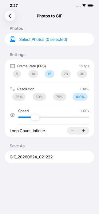 Simple GIF Creator Screenshot 2 of 4