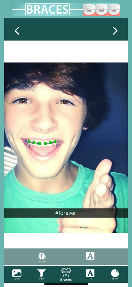 Make Me : Braces Teeth Cam screenshot 5