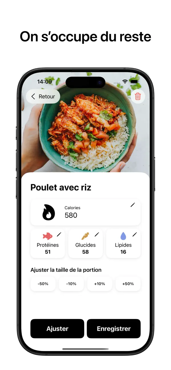 Screenshot #3 pour Cal Pal - Compteur de calories