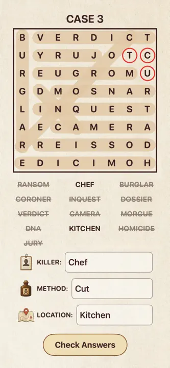 Word Search Game: ClueSearch screenshot 2