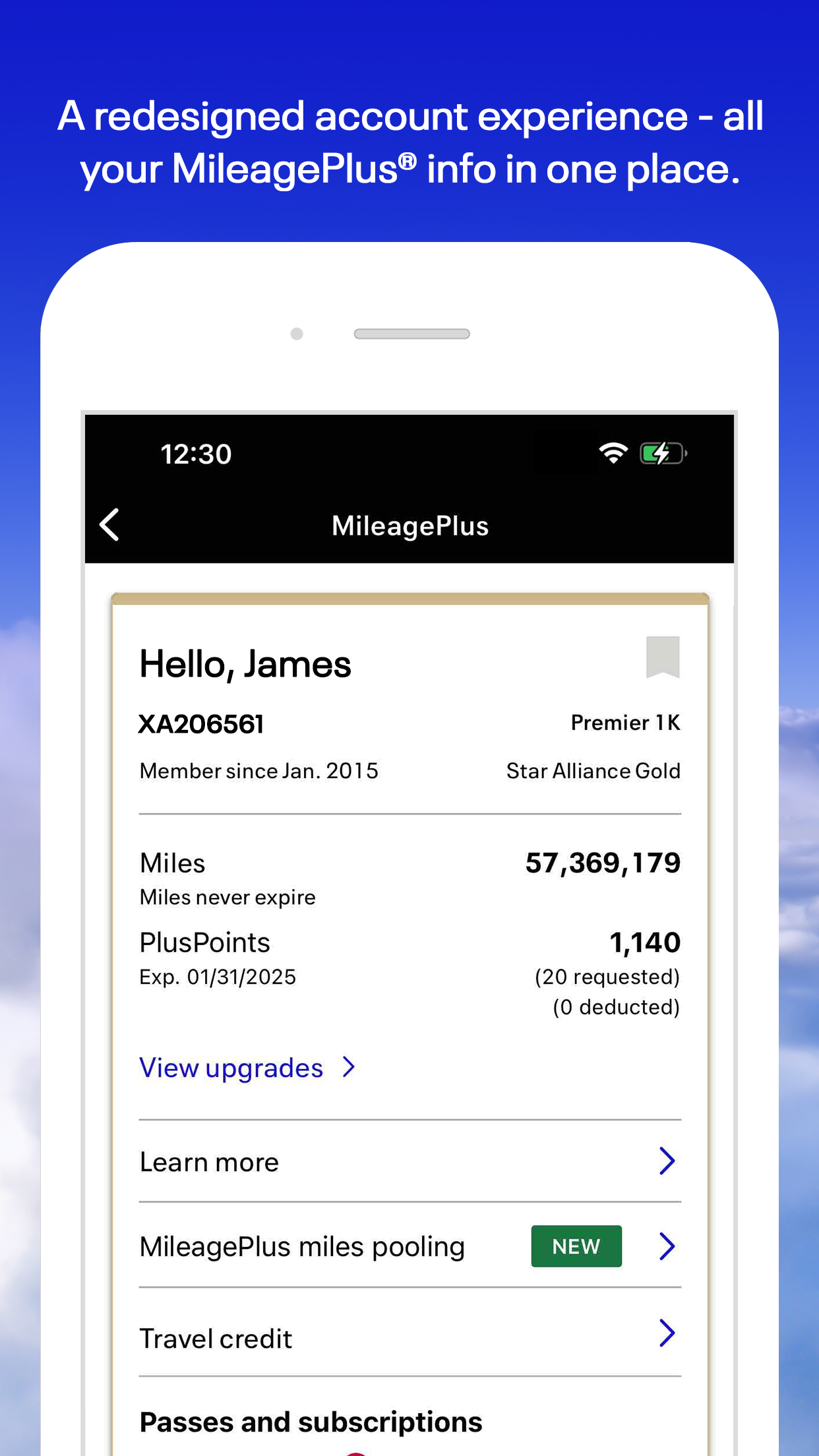 United Airlines screenshot 4