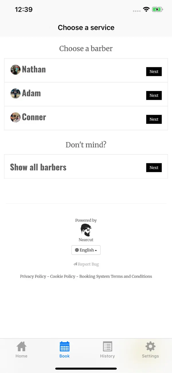 Screenshot #2 pour Bespoke Barbers of Longridge