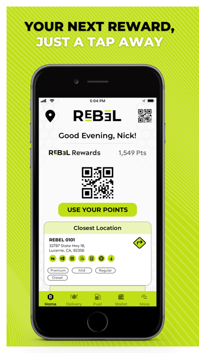 REBEL Rewards! Screenshot