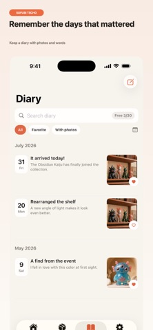 Sofubi Journal iPhone screenshot
