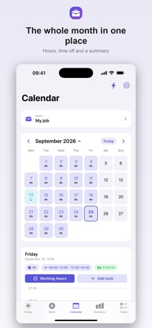 Talvo: Work & Pay Tracker Screenshot 3 of 4