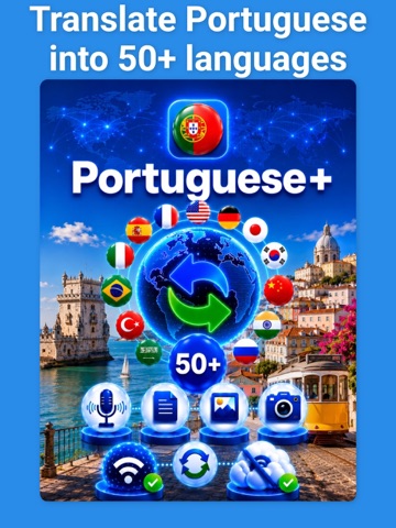 Portuguese Translator & More + iPad screenshot