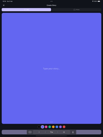 VoidSend iPad screenshot