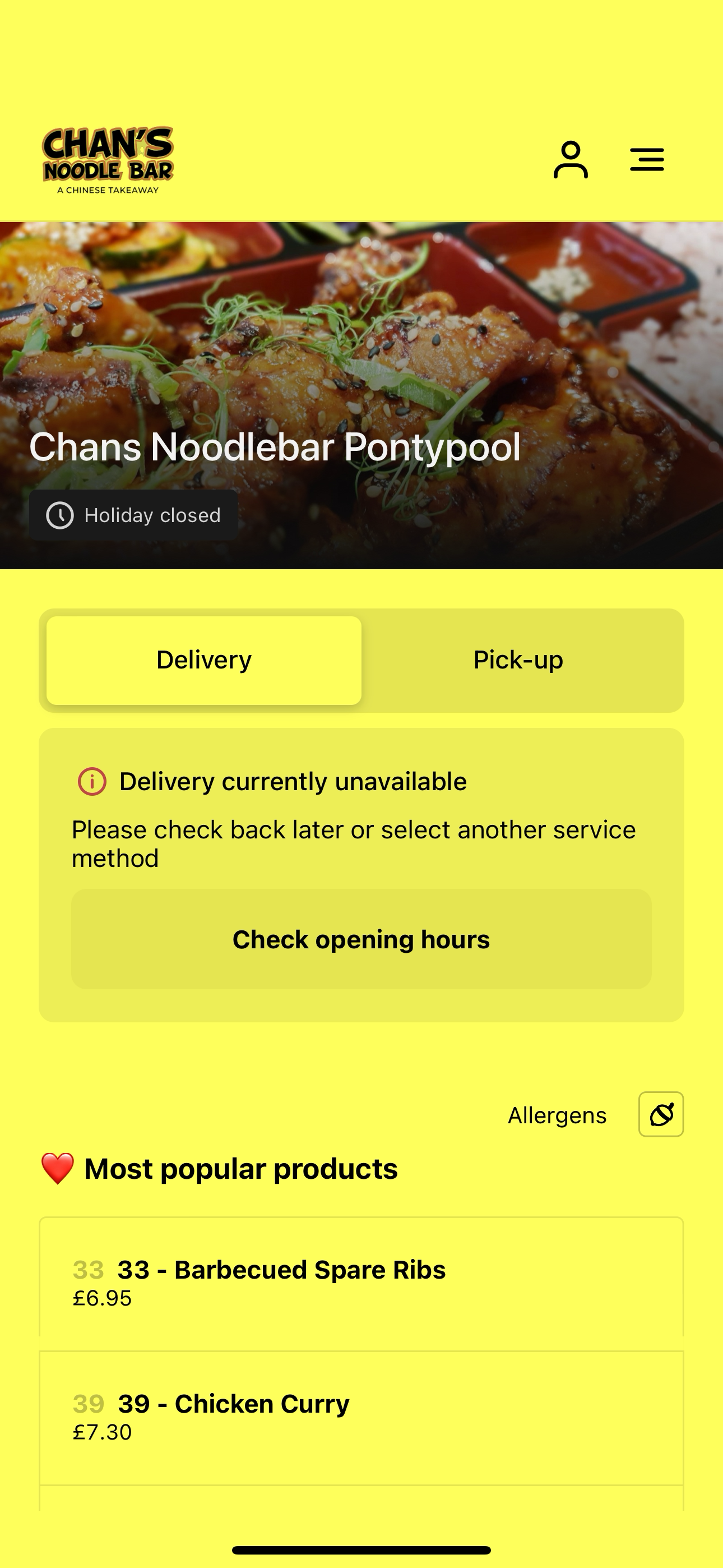 Chans Noodle Bar Pontypool