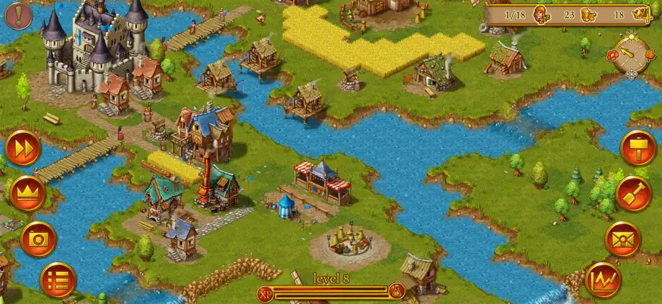 Townsmen - Medieval Strategy iPhone Screenshot 1