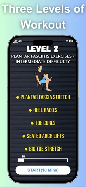 Plantar Fasciitis Exercises screenshot 2