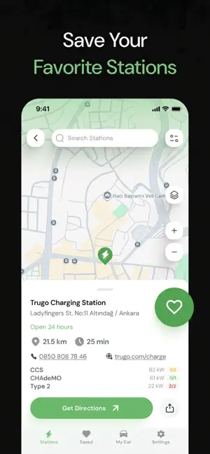 EV Charging Stations Finder iPhone screenshot 4