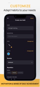 Habit Tracker - iUhabit screenshot #2 for iPhone