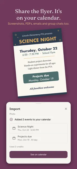 MamaCopilot: Photo to Calendar screenshot 1