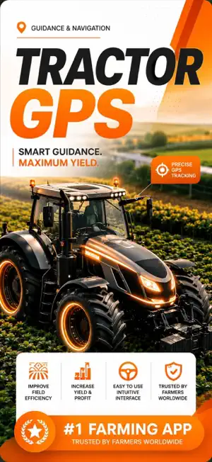 Tractor GPS & Field Navigation screenshot 1