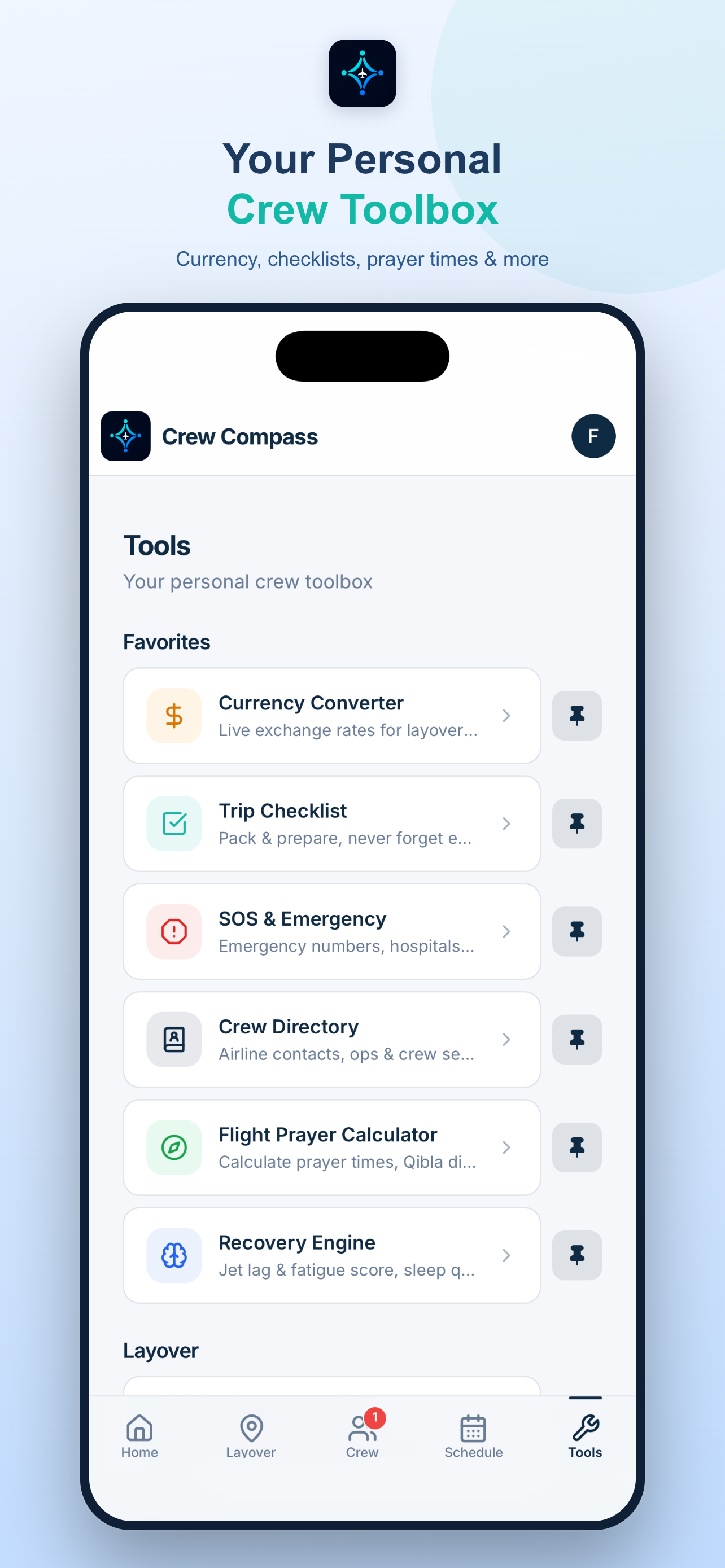 CREWCOMPASS – Layover Guide screenshot 6