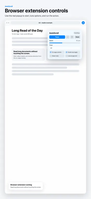 Browser用オートスクロール screenshot 3 of 3