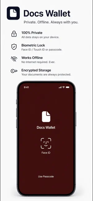 Docs Wallet screenshot 1