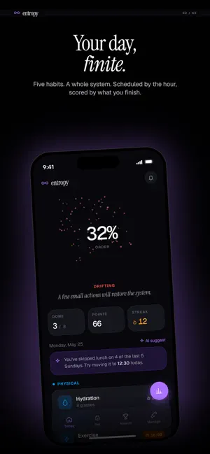 Habit Tracker: Entropy screenshot 1