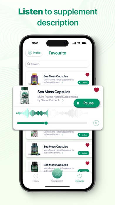 VitaScan: Supplements Scanner Screenshot