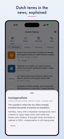 Dutch News in English iPhone screenshot