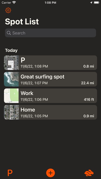 Spot List - Location Tagger