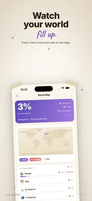 Trip Memory: Travel Journal screenshot 2