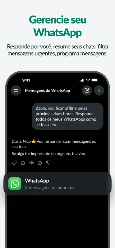Zapia: Assistente IA pessoal screenshot 2 of 8