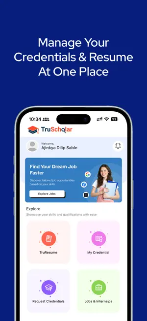 TruScholar Wallet & AI Resume screenshot 1