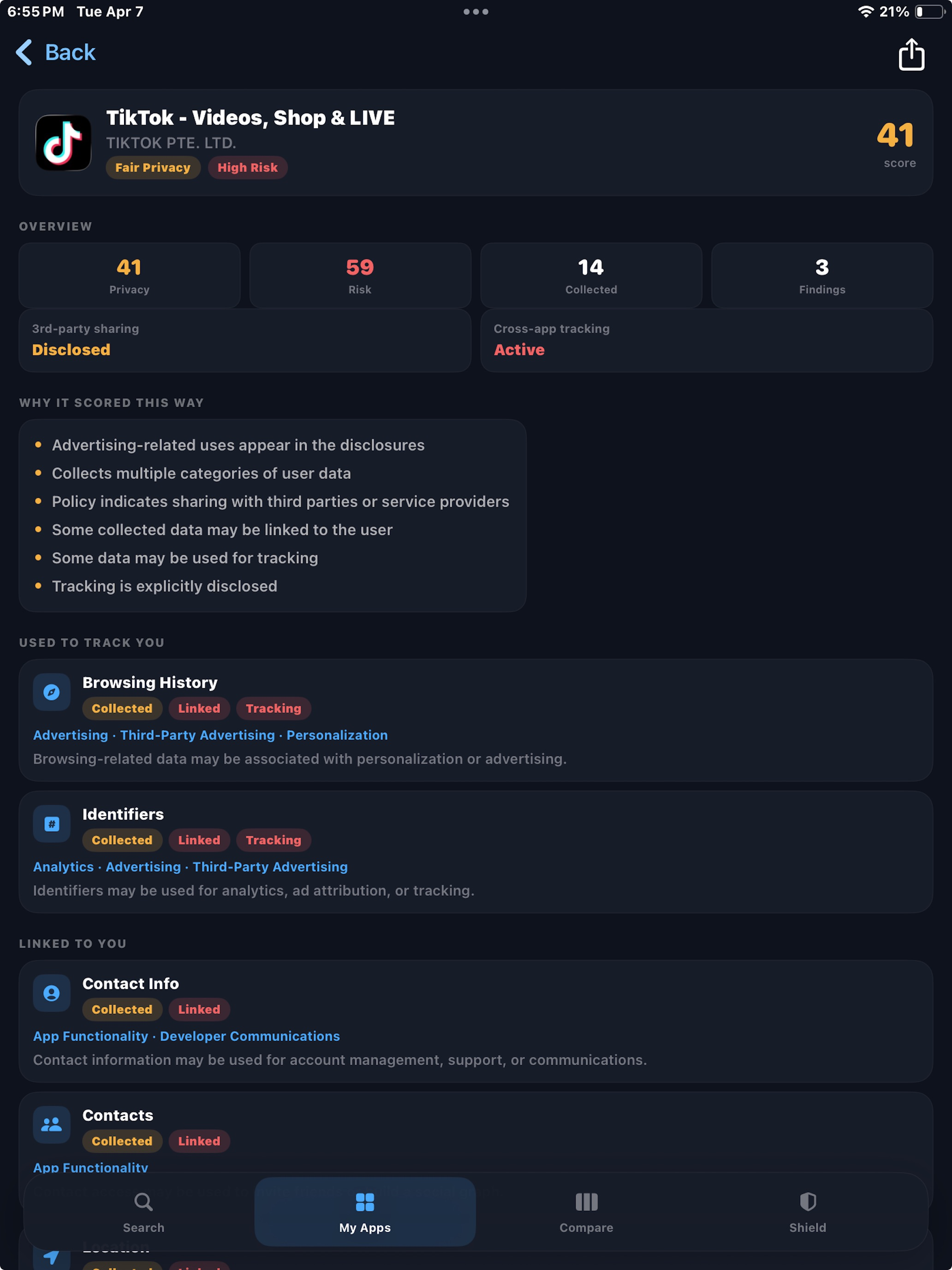 PrivacyIQ screenshot 11