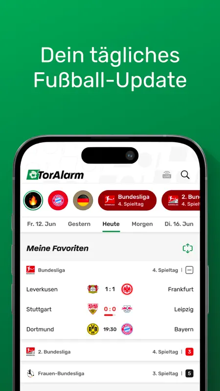 TorAlarm - Fußball Ergebnisse screenshot 1 of 10