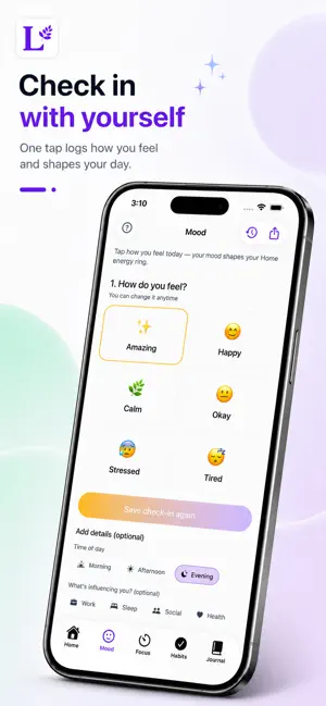 Loam - Mood, Habits & Focus screenshot 3