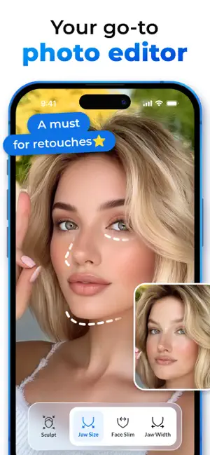 Facelab: Face & Body Editor iPhone screenshot 1