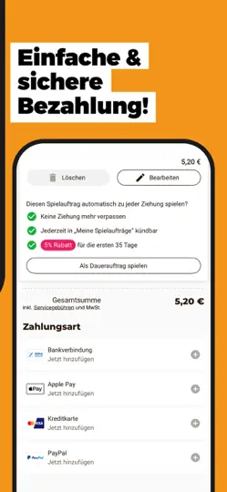 Screenshot von LOTTO Und Eurojackpot Tipp24 auf dem iPhone 5