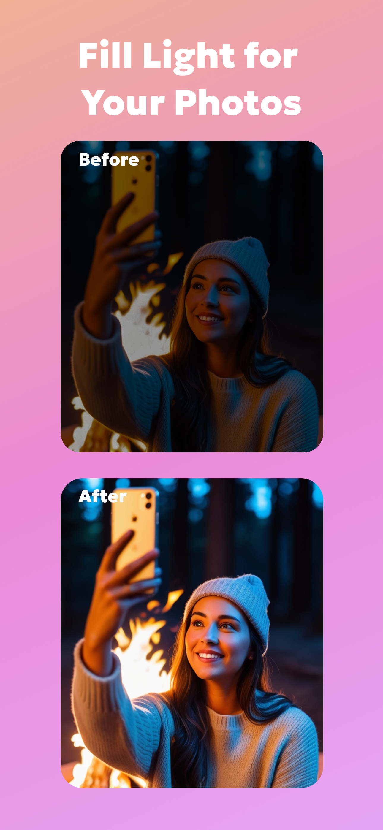 Luma: Selfie Camera Glow Light screenshot 6