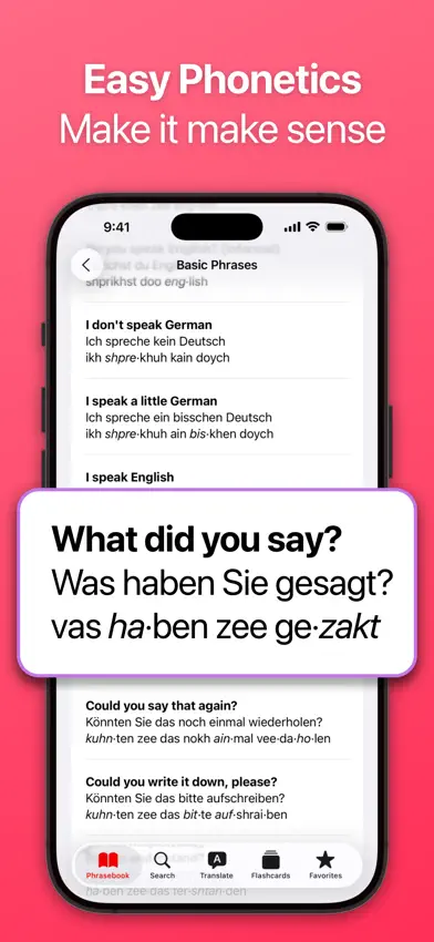 SpeakEasy German Phrasebook screenshot 3
