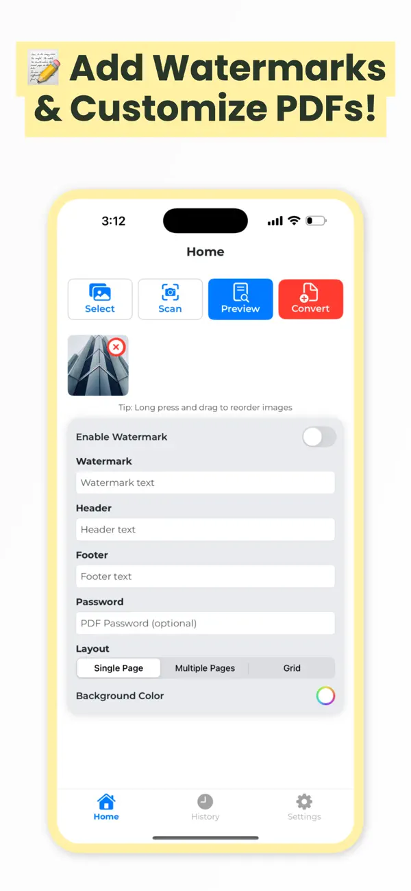 JPG To PDF: Converter Scanner screenshot 2