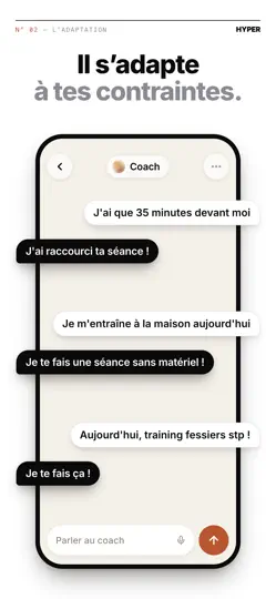 Capture d'écran de Hyper - Ton Coach Fitness sur iPhone 2