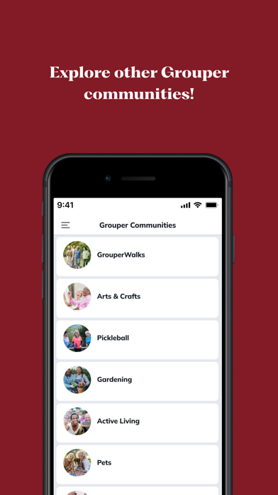 Grouper Community iPhone screenshot 6 - Social Networking app