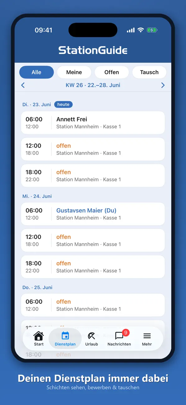 Screenshot #2 pour StationGuide Mitarbeiter-App