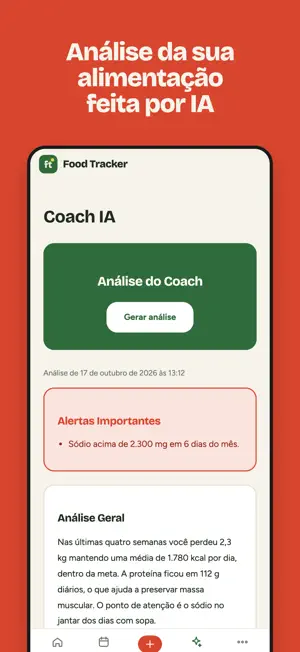 Food Tracker App screenshot 2