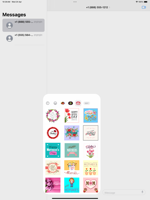 Screenshot #6 pour Mother's & Father Day Stickers