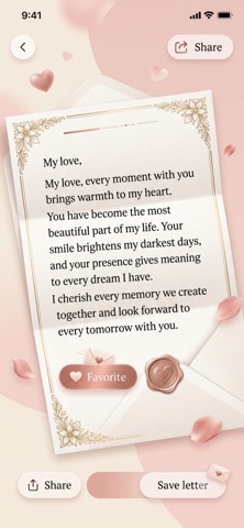 Love Letter, Messages & Quotes iPhone screenshot
