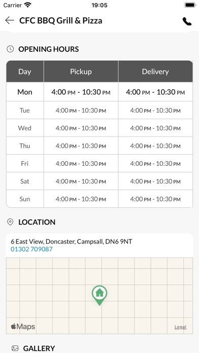 CFC BBQ Grill & Pizza Campsall Screenshot