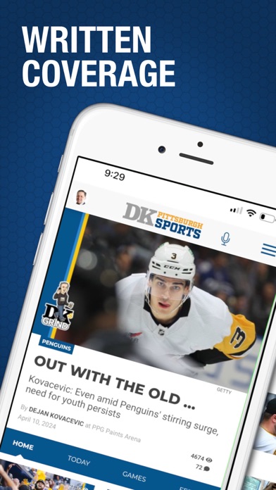 DK Pittsburgh Sports Screenshot