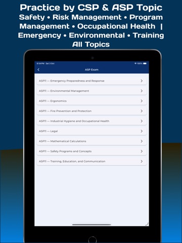 CSP ASP Exam Practice 2027 iPad screenshot
