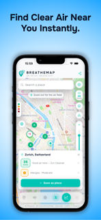BreatheMap - Air Quality Track screenshot 2