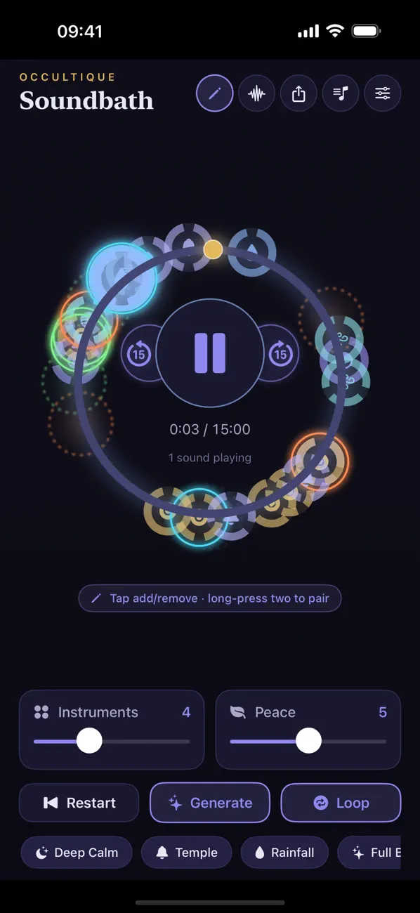 Screenshot #3 pour Occultique Soundbath